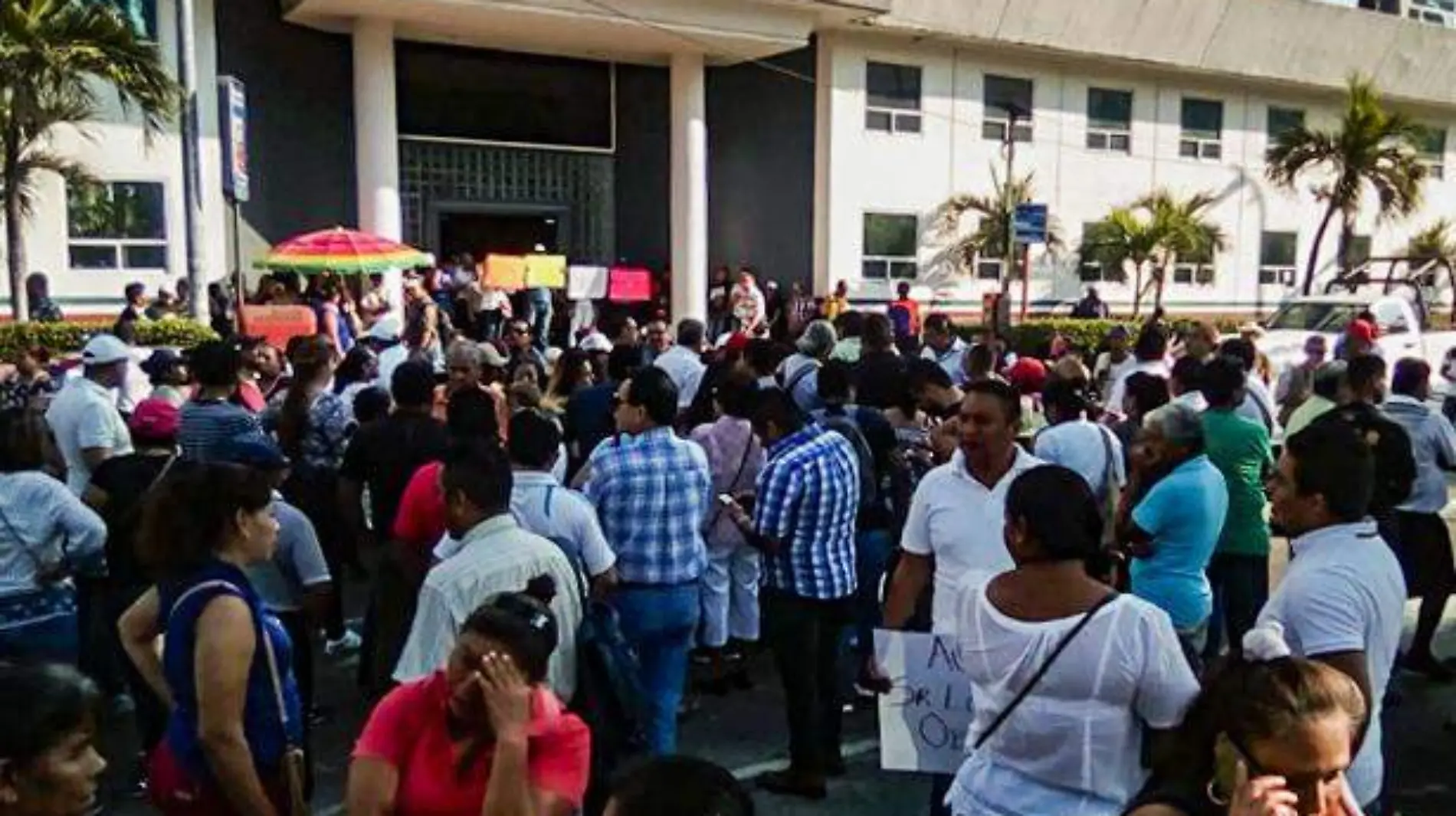 Protesta en la costera